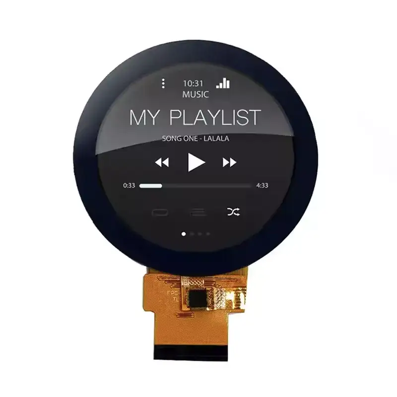 What are the applications of a Round TFT LCD Module