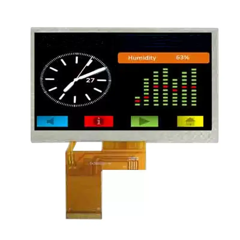 4.3 Inch 480x272 High Brightness Wide Temperature TFT LCD - VXT430BPSA-04 4.3 Inch 480x272 High Brightness Wide Temperature TFT LCD - VXT430BPSA-04