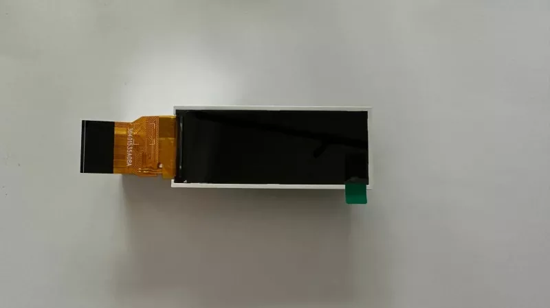 Front view of the custom 2.86-inch TFT LCD for telecommunications equipment