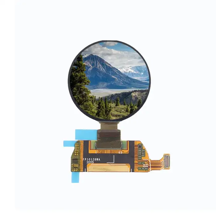 1.19 inch 390 by 390 AMOLED display module