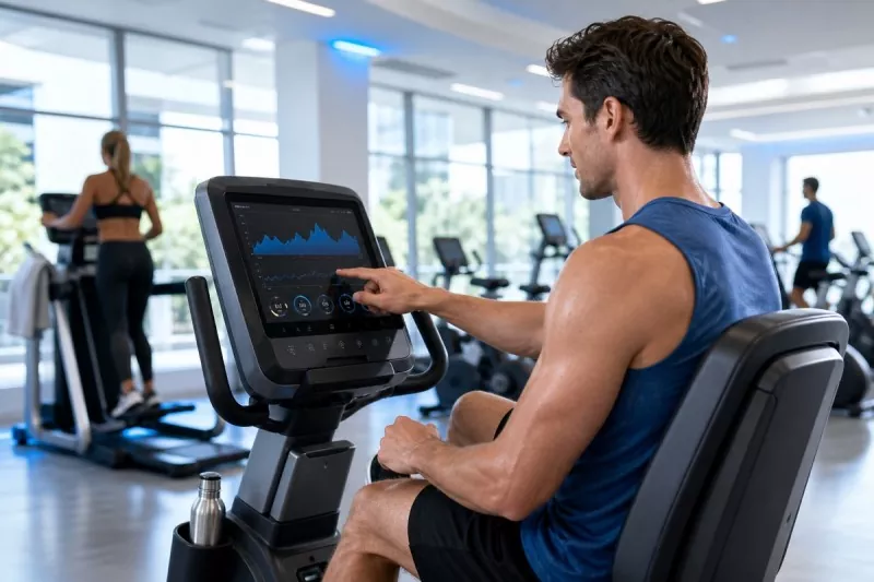 Compact display used in fitness equipment sports devices and wearables