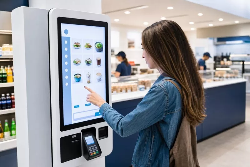Touch display used in payment terminals retail and self-service equipment